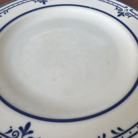 Mikasa Newport Blue and White Cera Stone 8" Salad Plates Set Of 2 - Picture 3 of 8